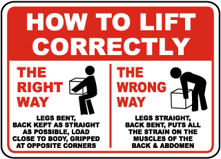 How to lift correctly